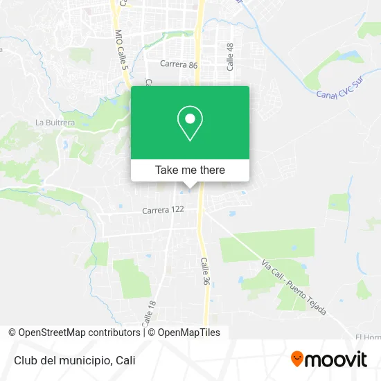 Club del municipio map