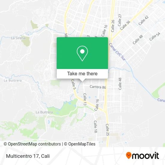 Multicentro 17 map