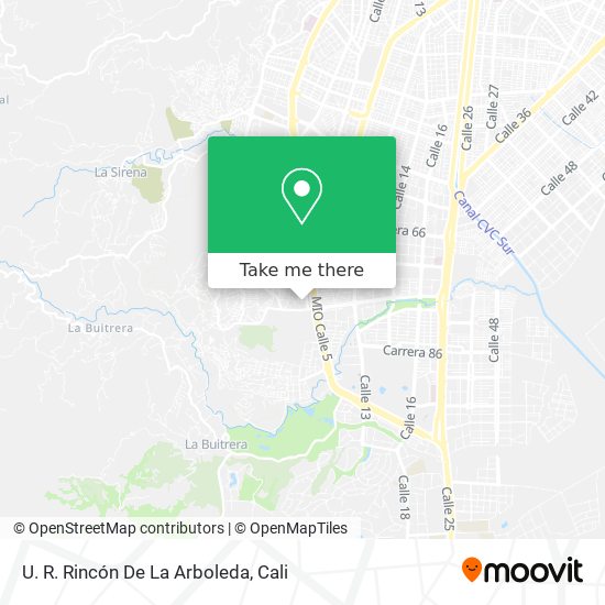 Mapa de U. R. Rincón De La Arboleda