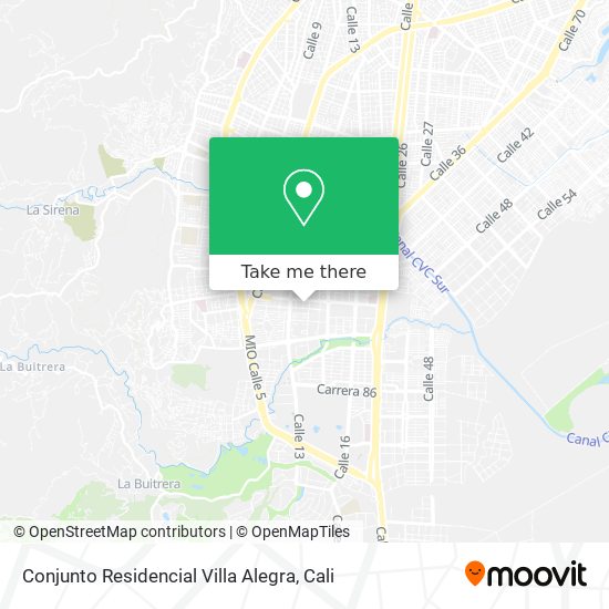 Conjunto Residencial Villa Alegra map