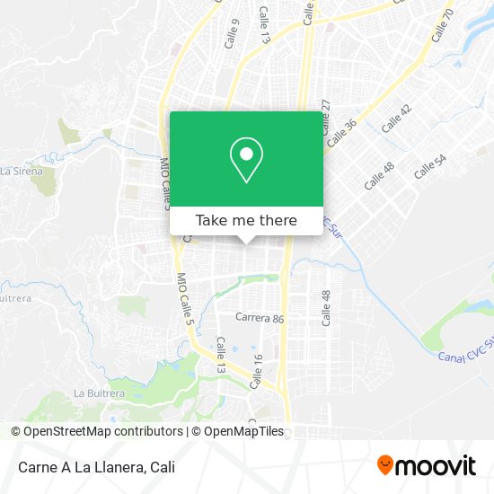 Mapa de Carne A La Llanera