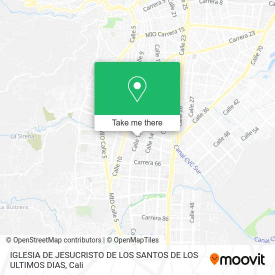 IGLESIA DE JESUCRISTO DE LOS SANTOS DE LOS ULTIMOS DIAS map