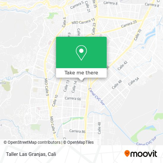 Mapa de Taller Las Granjas