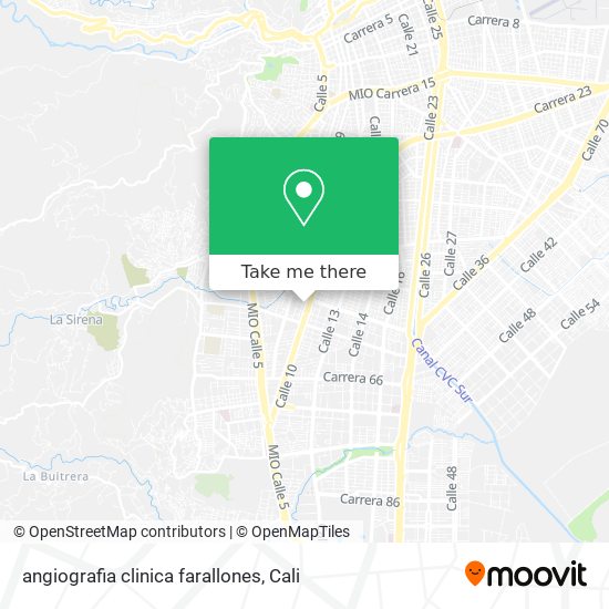Mapa de angiografia clinica farallones