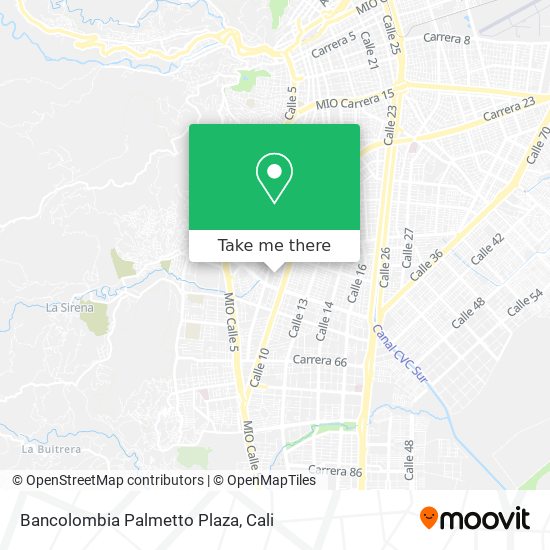 Bancolombia Palmetto Plaza map