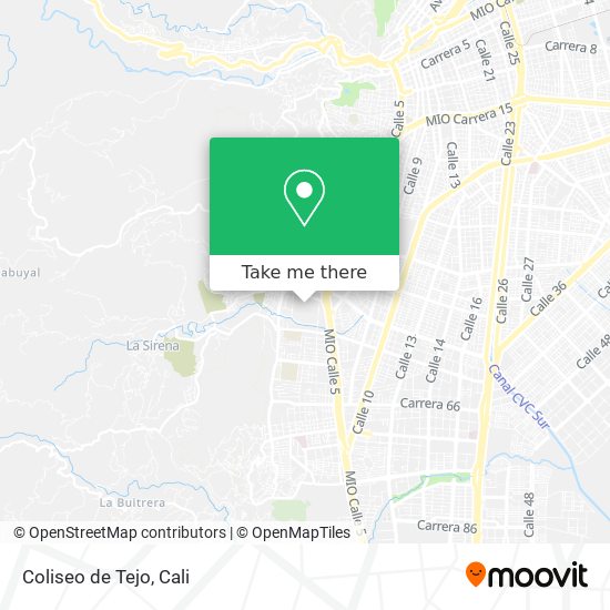 Mapa de Coliseo de Tejo
