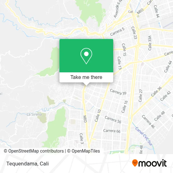 Tequendama map