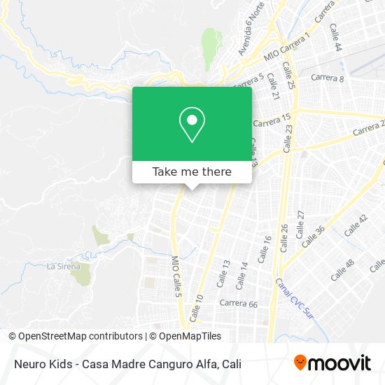 Neuro Kids - Casa Madre Canguro Alfa map