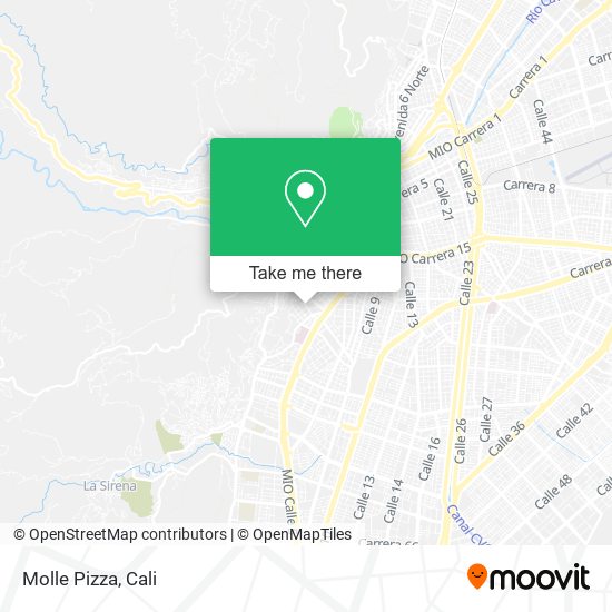 Molle Pizza map