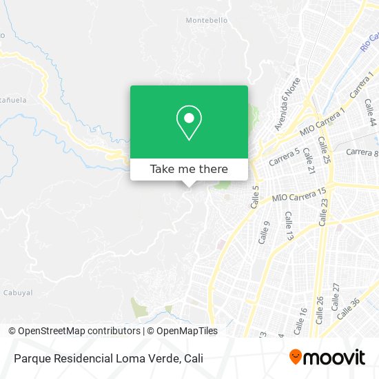 Mapa de Parque Residencial Loma Verde