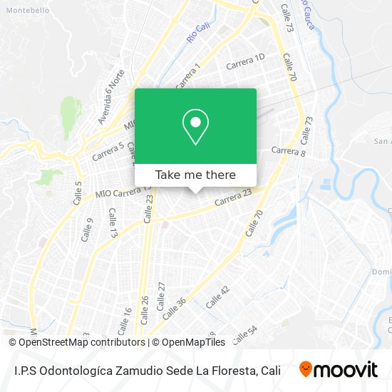 I.P.S Odontologíca Zamudio Sede La Floresta map