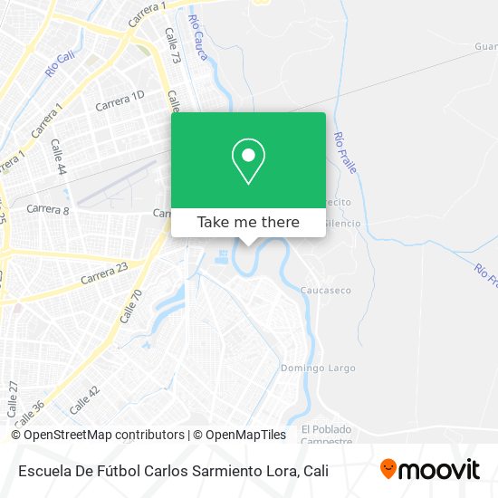 Escuela De Fútbol Carlos Sarmiento Lora map