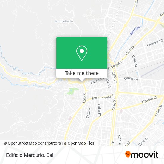 Mapa de Edificio Mercurio