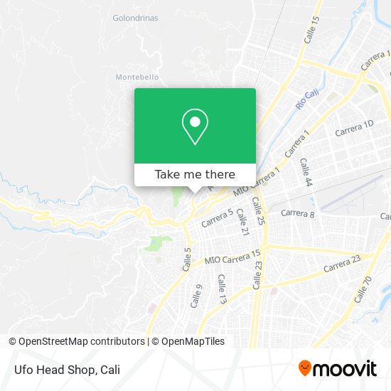 Ufo Head Shop map