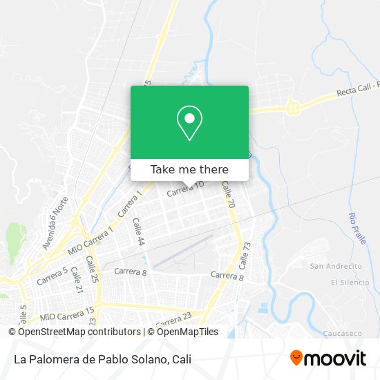 La Palomera de Pablo Solano map