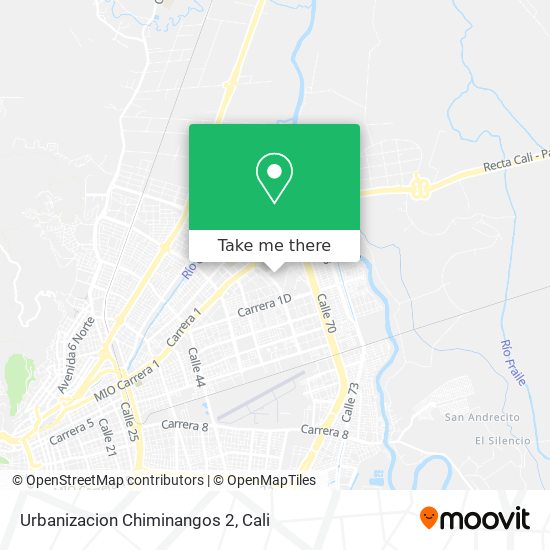 Urbanizacion Chiminangos 2 map