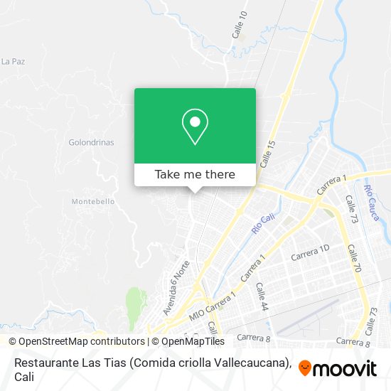 Restaurante Las Tias (Comida criolla Vallecaucana) map