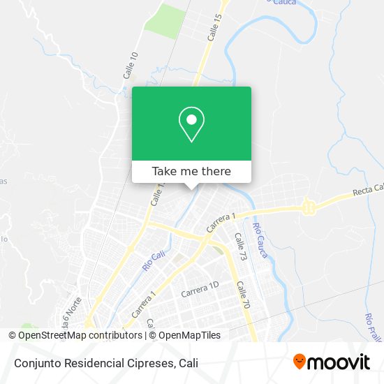 Mapa de Conjunto Residencial Cipreses