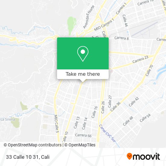 33 Calle 10 31 map