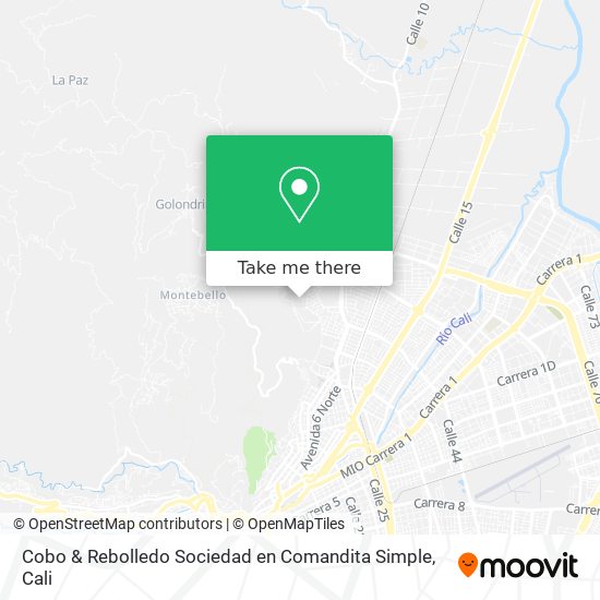 Cobo & Rebolledo Sociedad en Comandita Simple map