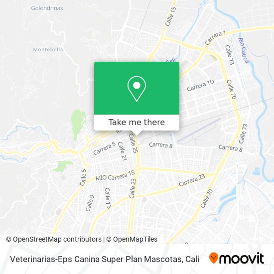 Mapa de Veterinarias-Eps Canina Super Plan Mascotas