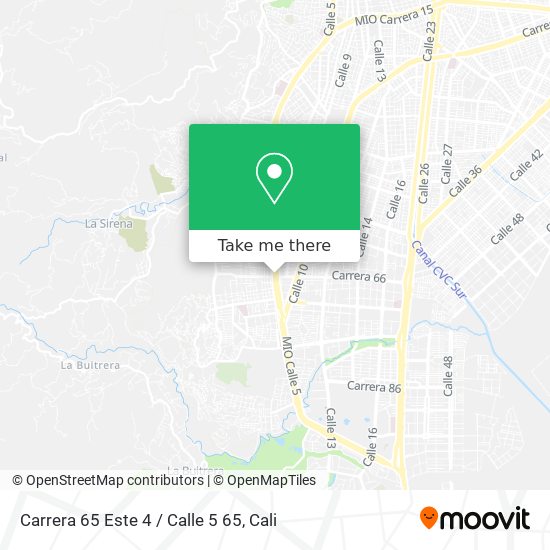 Carrera 65 Este 4 / Calle 5 65 map