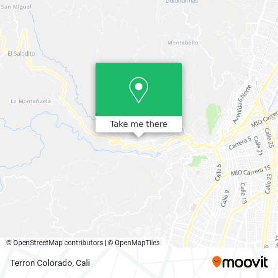 Terron Colorado map