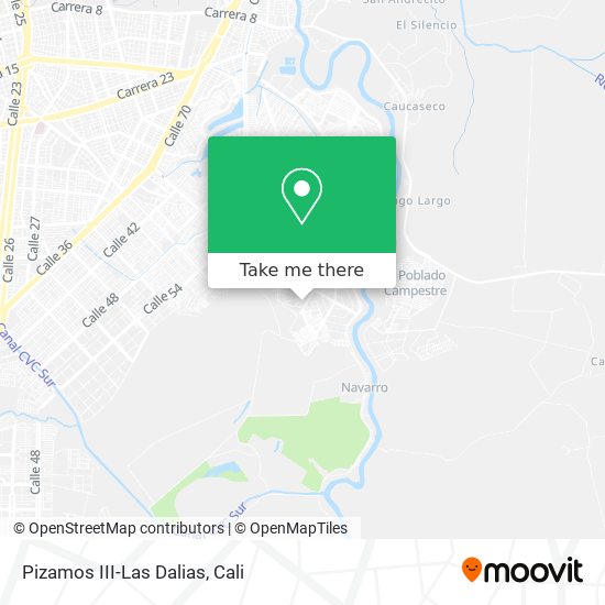 Mapa de Pizamos III-Las Dalias