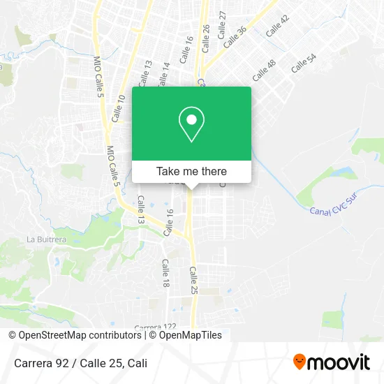 Carrera 92 / Calle 25 map