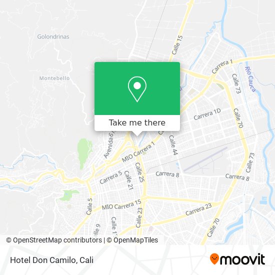 Mapa de Hotel Don Camilo