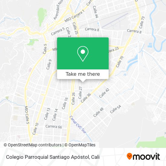 Colegio Parroquial Santiago Apóstol map