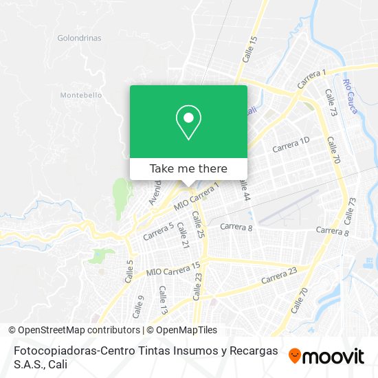 Fotocopiadoras-Centro Tintas Insumos y Recargas S.A.S. map