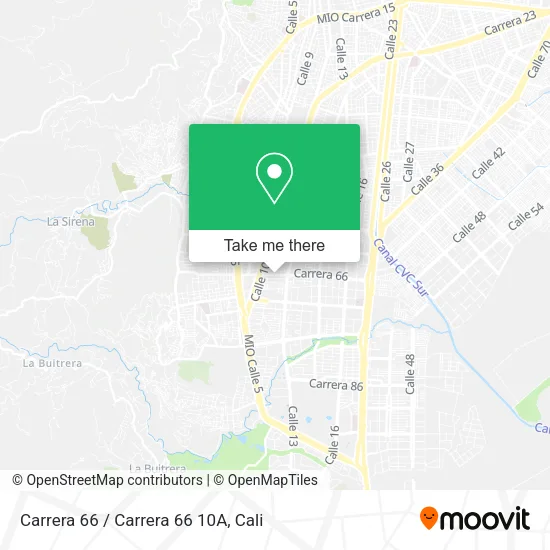 Carrera 66 / Carrera 66 10A map