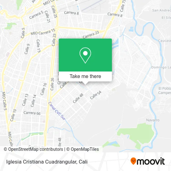 Iglesia Cristiana Cuadrangular map