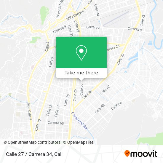 Calle 27 / Carrera 34 map