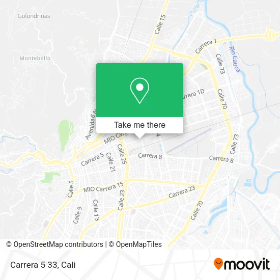 Carrera 5 33 map