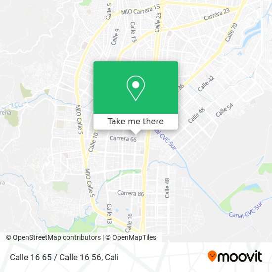 Mapa de Calle 16 65 / Calle 16 56