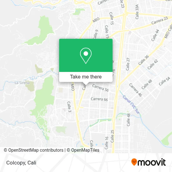 Colcopy map