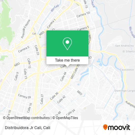 Distribuidora Jr Cali map