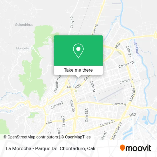La Morocha - Parque Del Chontaduro map