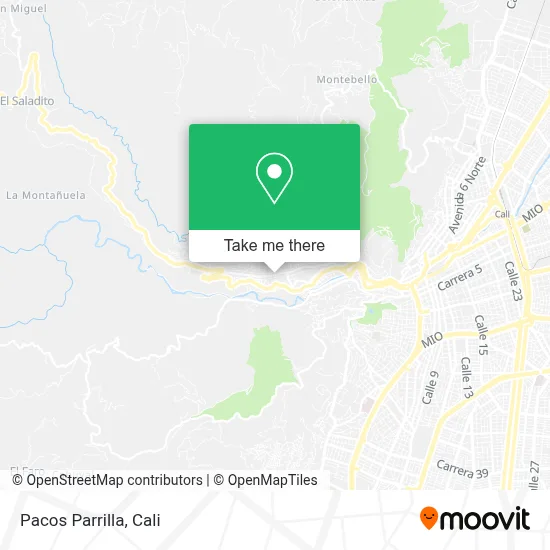 Pacos Parrilla map