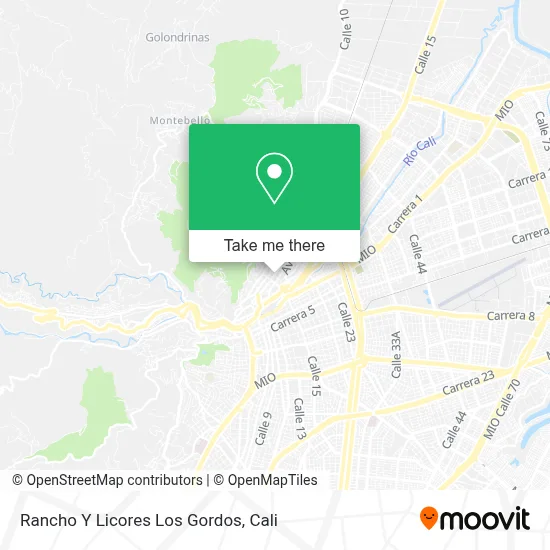 Rancho Y Licores Los Gordos map
