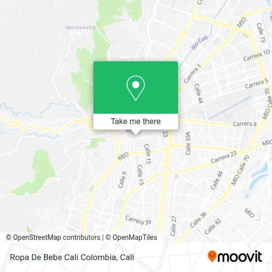 Ropa De Bebe Cali Colombia map