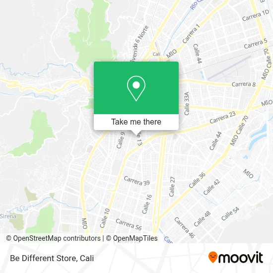 Be Different Store map