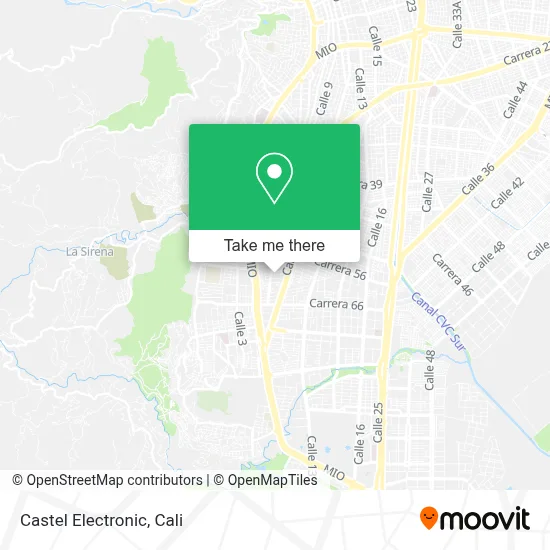 Castel Electronic map
