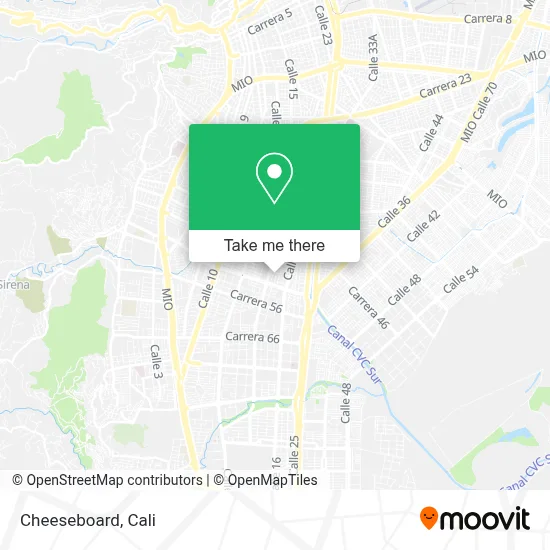Cheeseboard map
