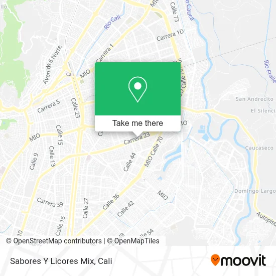 Sabores Y Licores Mix map