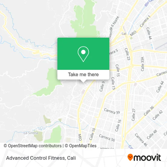 Advanced Control Fitness map