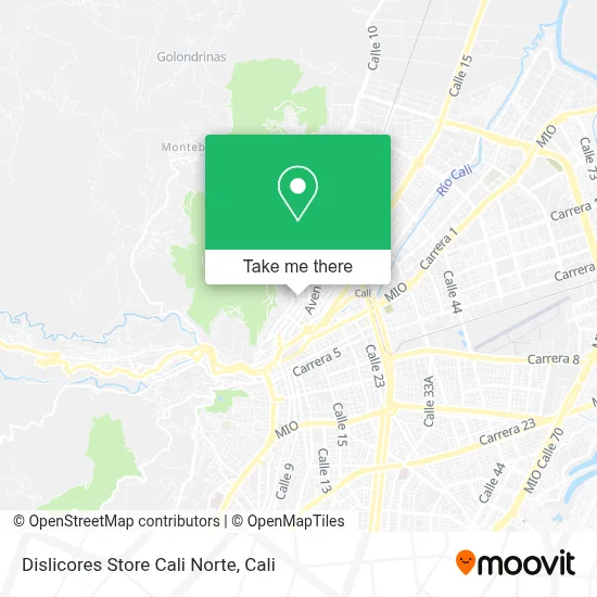 Dislicores Store Cali Norte map