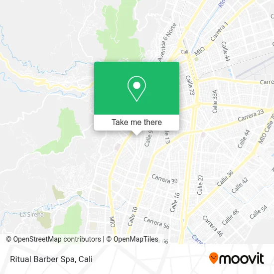 Ritual Barber Spa map